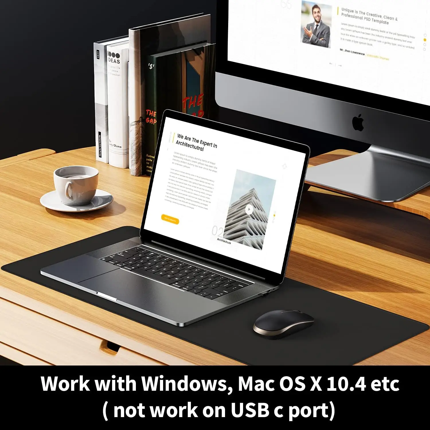 Wireless Mouse 2.4G Slim Portable Computer Mouse With Nano Receiver Less Noise Mobile Optical Mice For Notebook PC Laptop Comput - Image 3