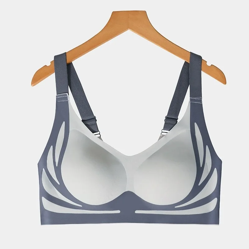 Powerful Push up Seamless Bra Women Gathered Up Wireless Bra Soft Full Coverage Support Adjustable Underwear Anti Sagging Bra - Image 9