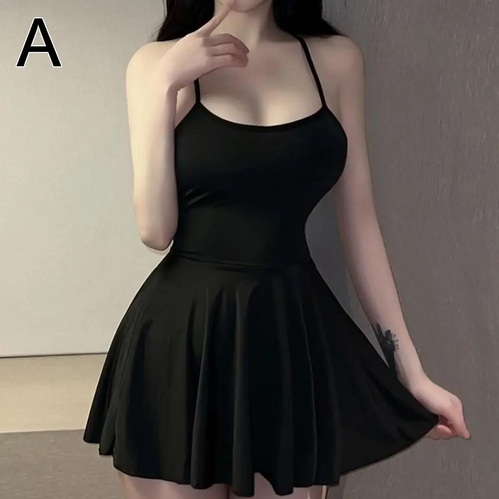 Sexy Women Pleated Micro MINI Dress Bandage Smooth Uniform Slip Mini Dress Night Club Outfits Allure Ruffled Dress Backless - Image 8