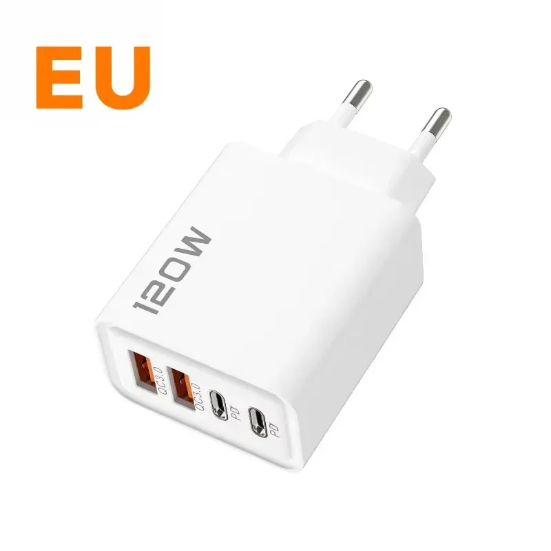Xiaomi 120W PD 4 Ports USB C Charger Quick Charge Type C USB Phone Charger Fast Charging Adapter for Samsung iPhone Huawei - Image 12