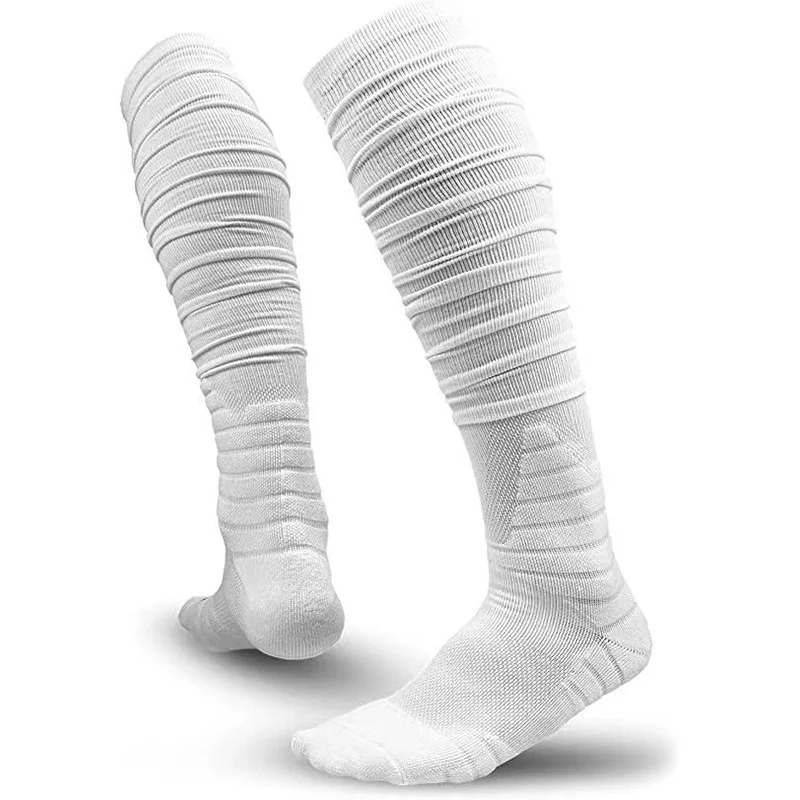 1pair Men's Football Socks, Breathable Sweat-absorbing Sock For Super Foot Bowl - Image 6