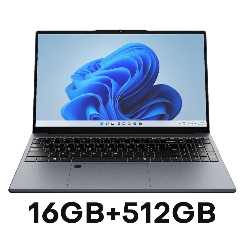 15.6" Ultra Slim Intel Core i7 6500U Laptop Computer Windows 11 16GB DDR4 1TB SSD Notebook PC Fingerprint Unlock Gaming Laptops - Image 9