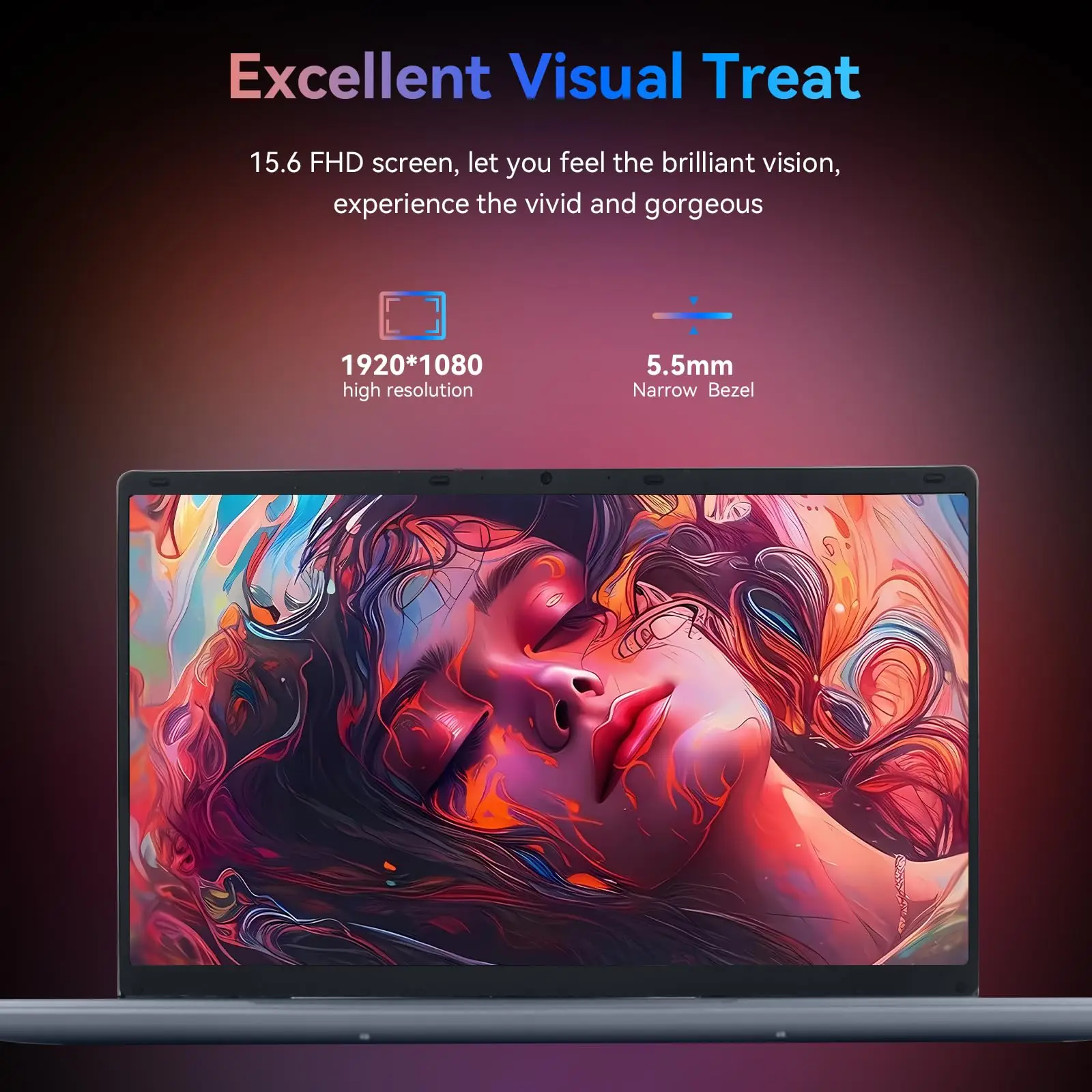 Bestski 15.6 Inch Laptop Intel N5095 Processor 12GB RAM 512GB SSD IPS Display 1080P Windows11 38000mWh Battery Computer Notebook - Image 5