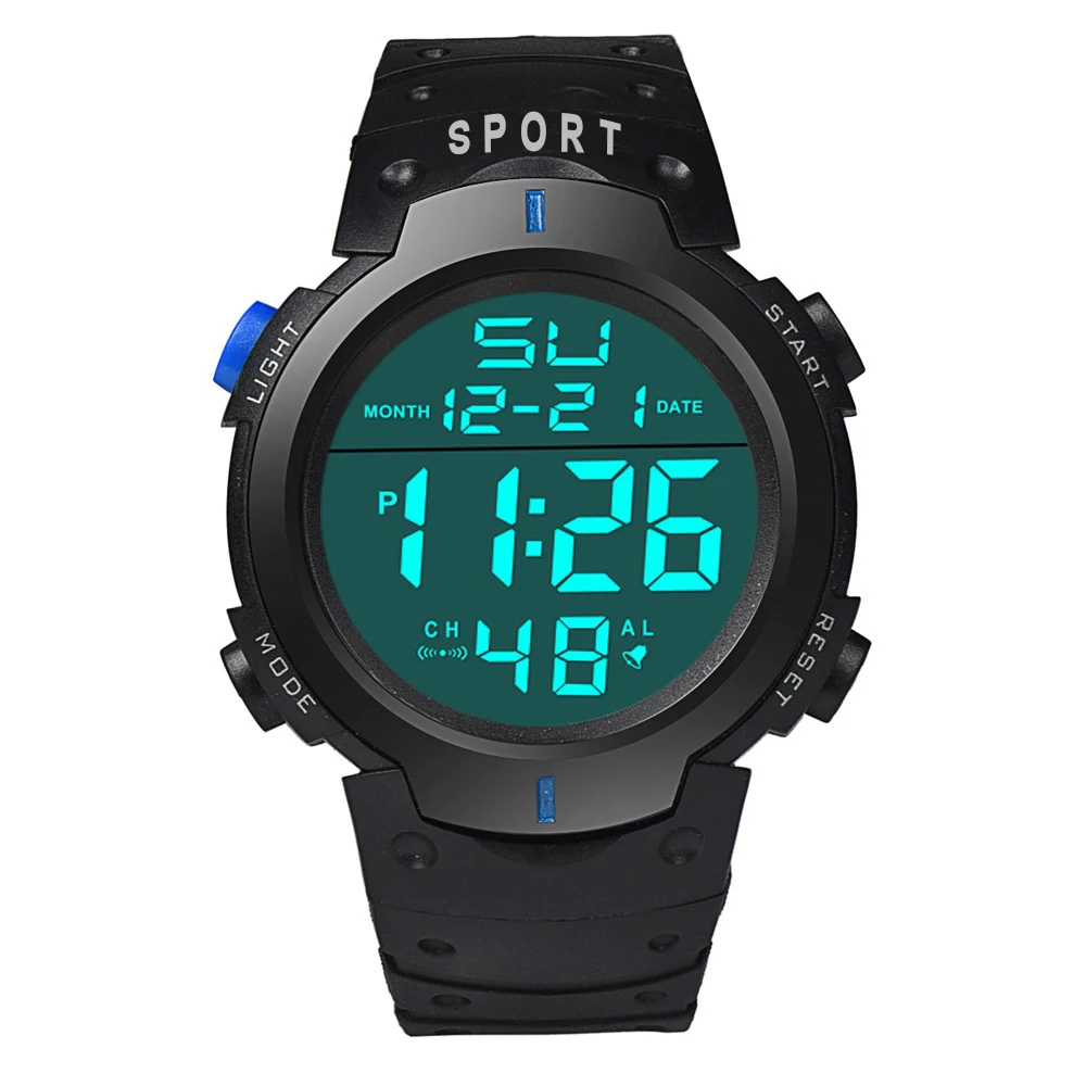 Men Electronic Watch Sports Watches For Men Waterproof Luminous Multifunction Outdoor Fitness Large Screen Electronic Wristwatch - Image 8