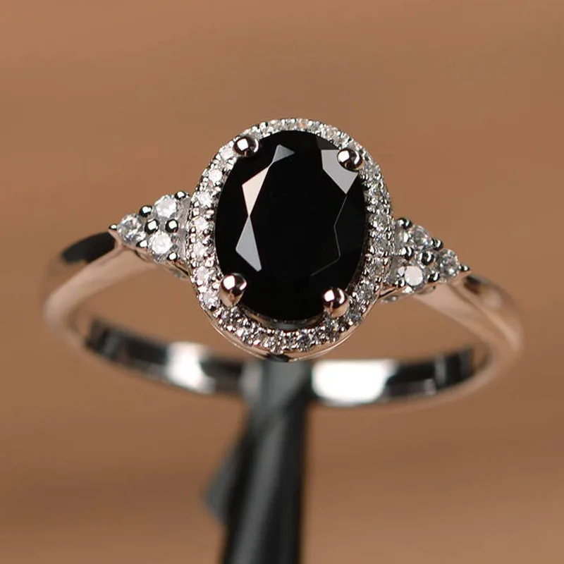 Hot Selling Silver plated Rings for Women Ruby Emerald Sapphire Jewelry Wedding Engagement Ring Wholesale - Image 7