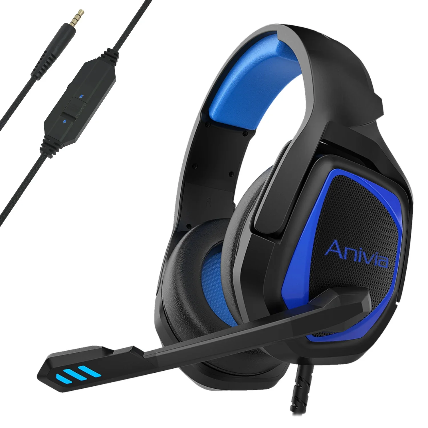 3.5mm Wired Gaming Headset with Microphone, Noise Isolating Over-Ear Design, Volume Control, Compatible with PS4/PC/PlayStation - Image 7
