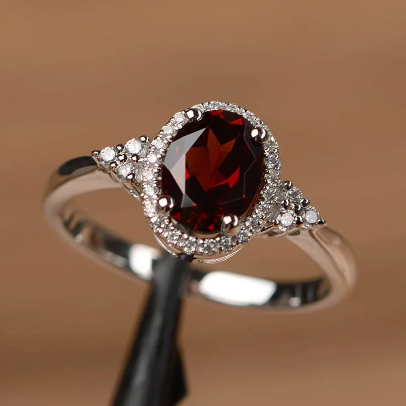 Hot Selling Silver plated Rings for Women Ruby Emerald Sapphire Jewelry Wedding Engagement Ring Wholesale - Image 8