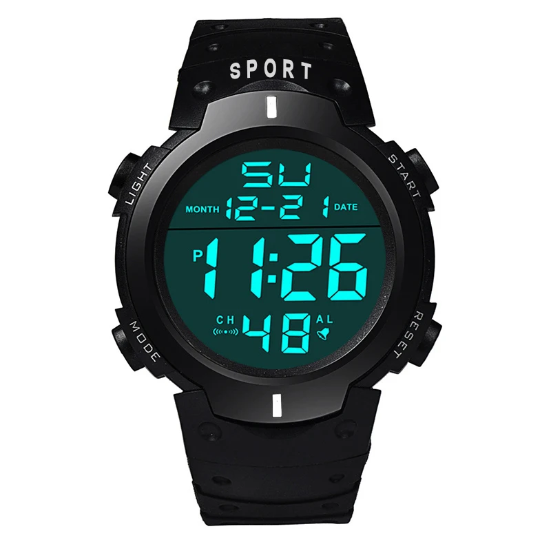 Men Electronic Watch Sports Watches For Men Waterproof Luminous Multifunction Outdoor Fitness Large Screen Electronic Wristwatch - Image 7